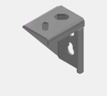 Slika Zidna konzola za perforirani regal 50 D-2.0mm HC TS 050 EAE