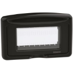 Slika Okvir 4M sa providnim poklopcem IP55 crni Classia Legrand