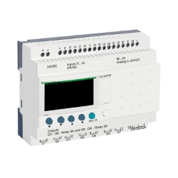 Slika Modularni programabilni relej 16DI SINK24VDC 6AI 10DO bez sata realnog vremena  ZelioLogic Schneider