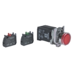 Slika Taster svetleći kompletni O22 crveni povratak 1NO+1NC 110-120V Schneider