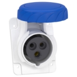 Slika Industrijska priključnica 16A 2P+E 200-250VAC IP44 ugradna Praktika Schneider