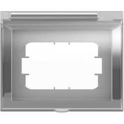 Slika Okvir 3M sa providnim poklopcem IP44 sivi Living Light Legrand