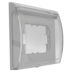Slika Okvir 3M sa providnim poklopcem IP44 sivi Living Light Legrand