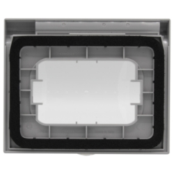 Slika Okvir 3M sa providnim poklopcem IP44 sivi Living Light Legrand