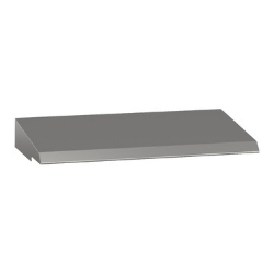Slika Krov od nerđajućeg čelika 304L Scotch Brite obrada za WM orman 400 x 200 mm Schneider