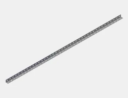 Slika Perforirani L profil za dve navojne šipke L-2000mm HC LP2 2000 EAE