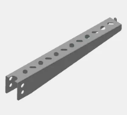 Slika Slobodni horizontalni nosač za perforirani regal 300 D-2mm TC KT 300 EAE