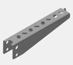 Slika Slobodni horizontalni nosač za perforirani regal 200 D-2mm TC KT 200 EAE