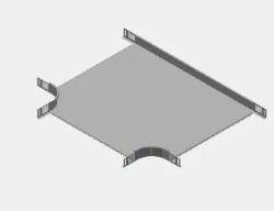 Slika T račva za perforirani regal 600x60 HC UKFG 600 YT EAE