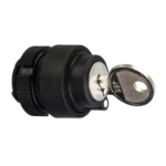 Slika Glava prekidača izbornog sa ključem sa povratkom 2 pozicije izvlačenje levo Schneider