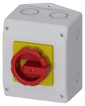 Slika Grebenasti prekidač 3P 63A ON-OFF u kućištu 1NO+1NC IP65 SENTRON Siemens