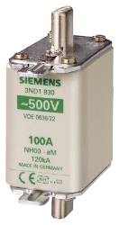 Slika Osigurač nožasti učinski 500V 100A SI Siemens