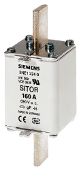 Slika Osigurač nožasti NH1 In 200A gS Un AC 690V Un DC 250V prednji indikator SITOR Siemens