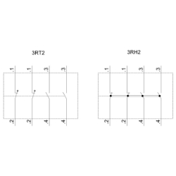 Slika Kontakt pomoćni prednji 2NO+2NC 3RH/3RT 3RH Siemens