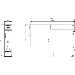 Slika Starter reverzibilni 16-7A špulna 24VDC Sirius 3RM1 Siemens