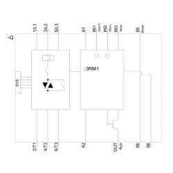 Slika Starter reverzibilni 16-7A špulna 24VDC Sirius 3RM1 Siemens