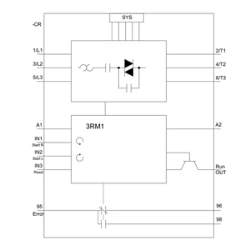 Slika Starter reverzibilni 16-7A špulna 24VDC Sirius 3RM1 Siemens
