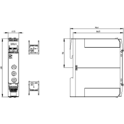 Slika Relej vremenski multifunkcionalni 1CO 12-240V AC/DC sa LED Sirius 3RP1 Siemens