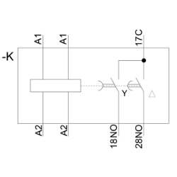 Slika Relej vremenski 2NO 1-20s 12-24V AC/DC Sirius 3RP25 Siemens