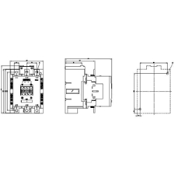 Slika Kontaktor 115A 3P špulna 220-240V AC 2NO+2NC AC-3/AC-3e 3RT10 Siemens