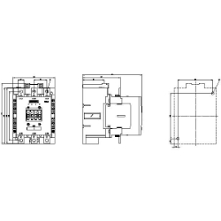 Slika Kontaktor 150A 3P špulna 96-127V DC 3NO AC-3/AC-3e 3RT10 Siemens