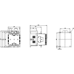 Slika Kontaktor vakuumski 3P 500A špulna 220-240V AC/DC Siemens