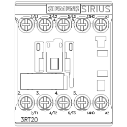 Slika Kontaktor 7A 3P špulna 110V AC 1NO AC-3/AC-3e SIRIUS 3RT Siemens