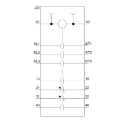 Slika Kontaktor 7A 3P špulna 230V AC 2NO+2NC SIRIUS 3RT Siemens