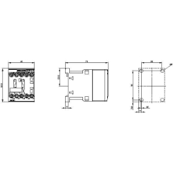 Slika Kontaktor 7A 3P špulna 24V DC 1NO AC-3/AC-3e SIRIUS 3RT Siemens