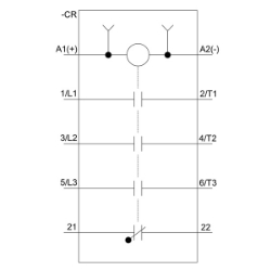 Slika Kontaktor 7A 3P špulna 24V DC 1NC AC-3/AC-3e SIRIUS 3RT Siemens