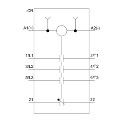 Slika Kontaktor 9A 3P špulna 230V AC 1NC AC-3/AC-3e SIRIUS 3RT Siemens