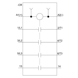 Slika Kontaktor 9A 3P špulna 24V DC 1NO AC-3/AC-3e 4kW 400V SIRIUS 3RT Siemens