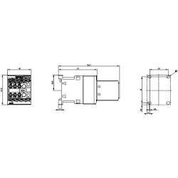 Slika Kontaktor 9A 3P AC 4kW 400V 2NO+C+2NC, 24V DC Siemens