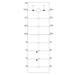 Slika Kontaktor 9A 3P AC 4kW 400V 2NO+C+2NC, 24V DC Siemens