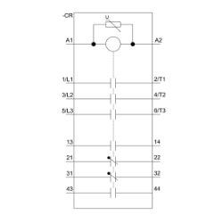 Slika Kontaktor 12A 3P špulna 230V AC 2NO+2NC SIRIUS 3RT Siemens