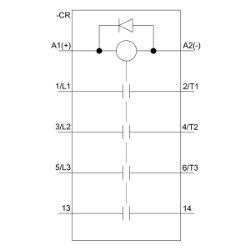 Slika Kontaktor 3P 1NO 5.5kW sa diodom špulna 24V DC Siemens
