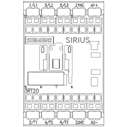 Slika Kontaktor 16A 3P špulna 24V DC 1NC AC-3/AC-3e SIRIUS 3RT Siemens