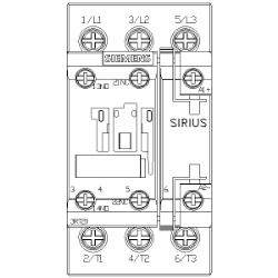 Slika Kontaktor AC-3 25A 11kW 1NO+1NC Siemens