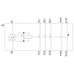 Slika Kontaktor AC-3 25A 11kW 1NO+1NC Siemens