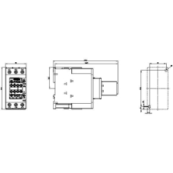 Slika Kontaktor 3P 51A 22kW 400V 2NO+2NC špulna 24V DC AC-3 Siemens