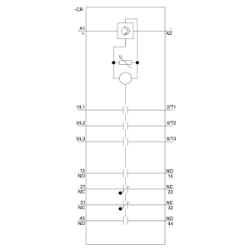 Slika Kontaktor 3P 51A 22kW 400V 2NO+2NC špulna 24V DC AC-3 Siemens
