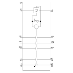 Slika Kontaktor 80A 3P špulna 24V DC 1NO+1NC AC-3 pogodan za 2A PLC izlaze SIRIUS 3RT Siemens