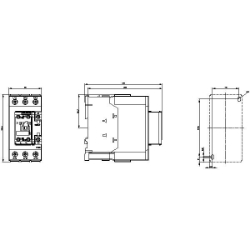 Slika Kontaktor 80A 3P špulna 20-33V AC/DC 1NO+1NC AC-3 SIRIUS 3RT Siemens