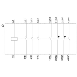 Slika Kontaktor 95A 3P špulna 230V AC 50Hz 2NO+2NC AC-3 SIRIUS 3RT Siemens