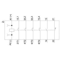 Slika Kontaktor 35A 4P špulna 24V DC 1NO+1NC AC-1 SIRIUS 3RT Siemens