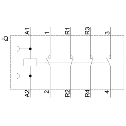 Slika Kontaktor AC-3 9A 4kW 400V 2NO+2NC špulna 24V AC 50Hz Siemens