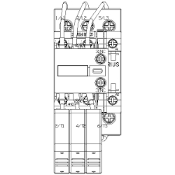 Slika Kontaktor za kompenzaciju 25kVAr 400V 1NO+2NC špulna 230V AC 50Hz trofazni veličina S0 Siemens