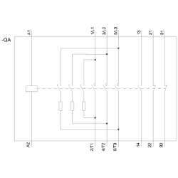 Slika Kontaktor za kompenzaciju 25kVAr 400V 1NO+2NC špulna 230V AC 50Hz trofazni veličina S0 Siemens