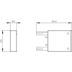 Slika Modul za prigušenjeVAristor špulna 127-240V AC 150-250V DC za kontaktore S00 SIRIUS 3RT Siemens