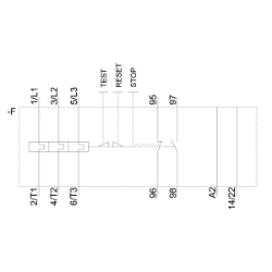Slika Bimetalni relej 3.5-5.0 A S00 class 10 Siemens